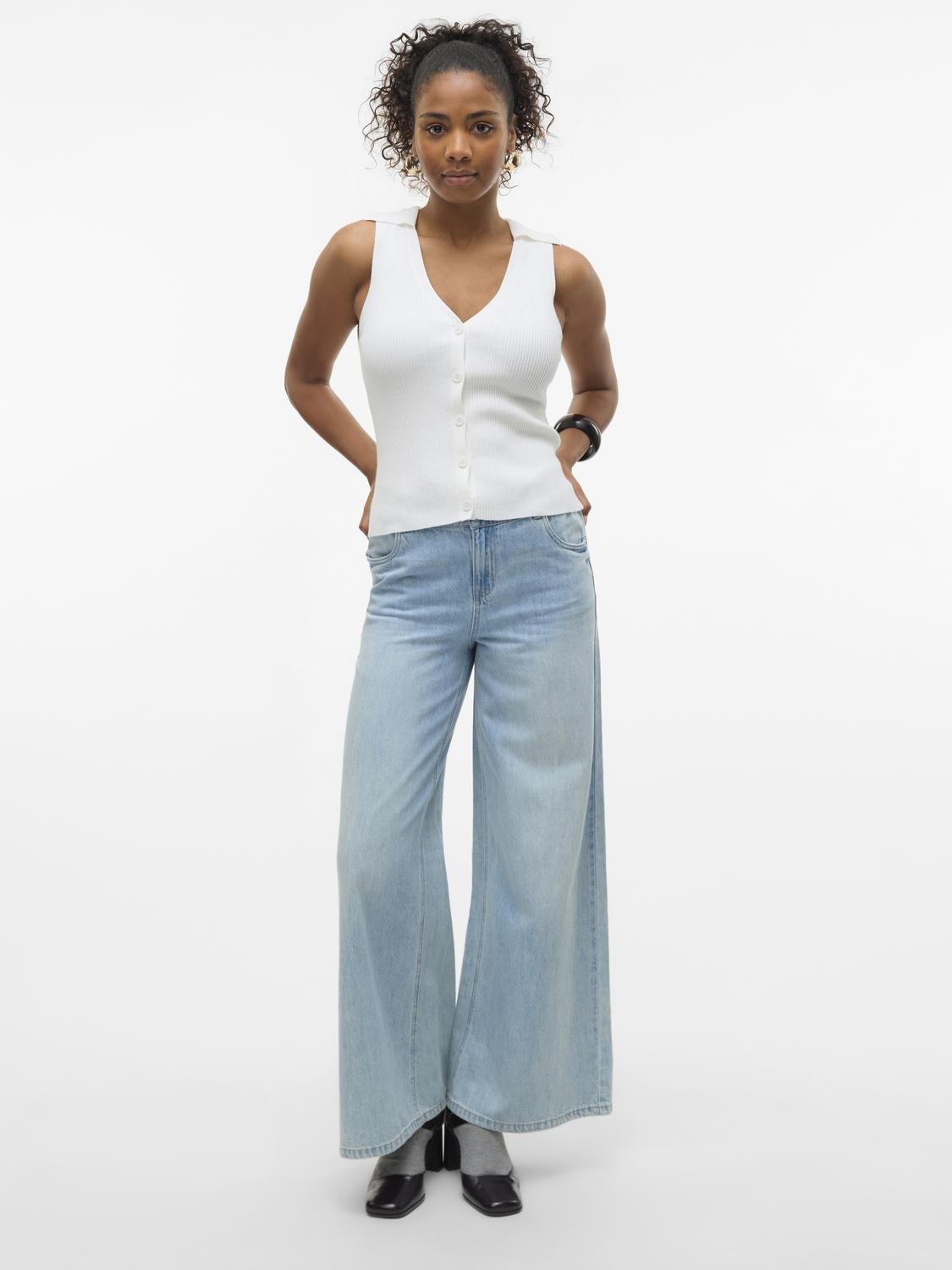 VMANNET Jeans - Medium Blue Denim - VERO MODA & VILA Bergvik